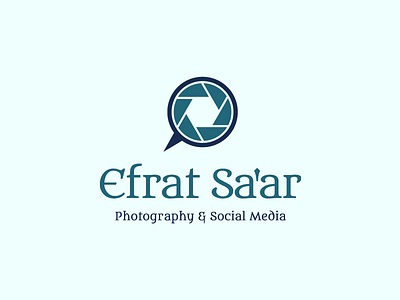 Efrat Sa'ar Logo branding display identity israel logo logo design logotype media photographer photography social social media