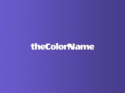 theColorName