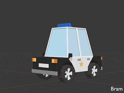 Low Poly Police Car