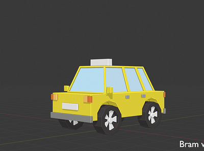 Low Poly Taxi