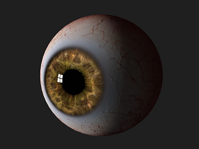 Close-up view of a human eye 3d 3dcharacter 3dgraphics 3dmodelling 3dscene b3d blender3d blender3dart close up comea eye human