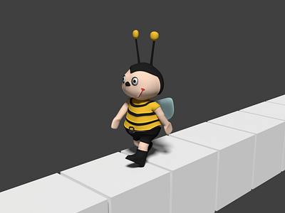 Just a Bee walk cycle