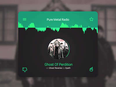 (Pure Metal) Radio Card