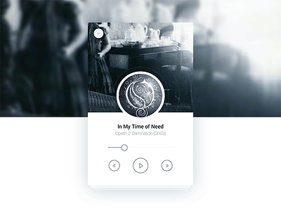 #8 :: Music Player daily ui daily ui flat music player ui