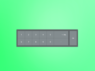 Keyboard flat israel keyboard keypad numeric ui