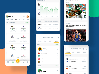 Group Sports app app app design design events match news players score sports app