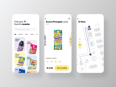 Find snacks | Mobile App