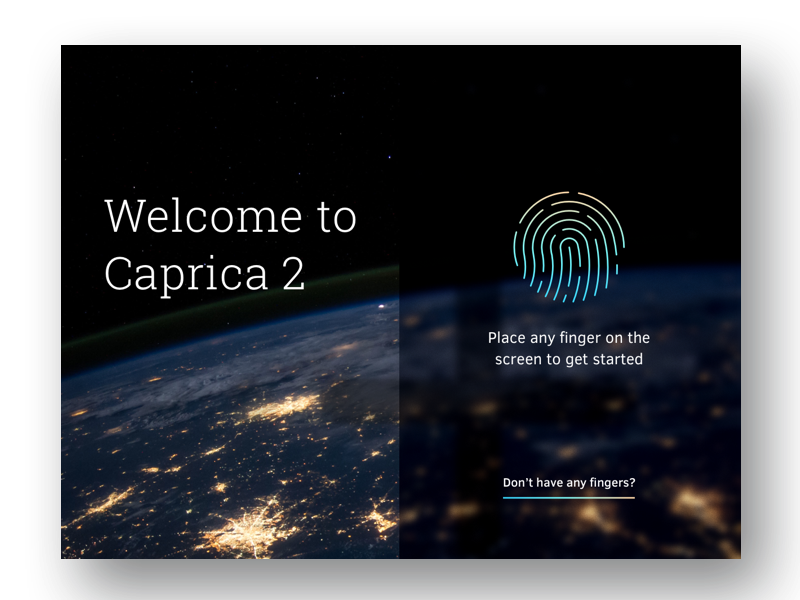 Daily UI 001 Sign Up battlestargalactica dailyui scifi
