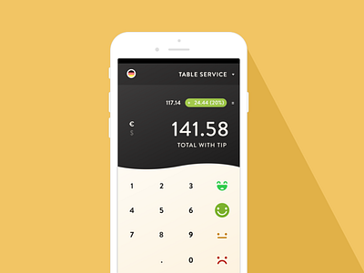 Daily UI 004 Calculator calculator daily daily ui tip tip calculator travel ui