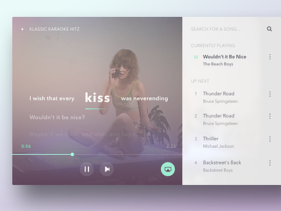 Daily UI 009 Music Player