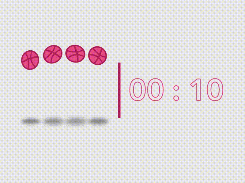dribbble timer 10 animation ball dribbble gif number timer