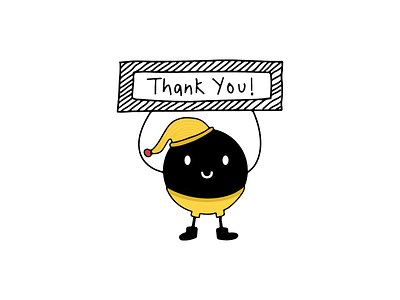 Thank You Illustration concept illustration face hand drawn illustration illustrator mascot smile thank you thankful
