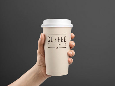 Coffee Time Cup Mockup