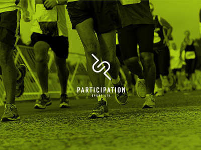 Participation Sport brand branding design icon logo minimal monogram participation sport sport