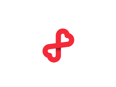 2 Hearts 2 hearts logo red