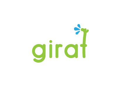 Giraf giraffe water