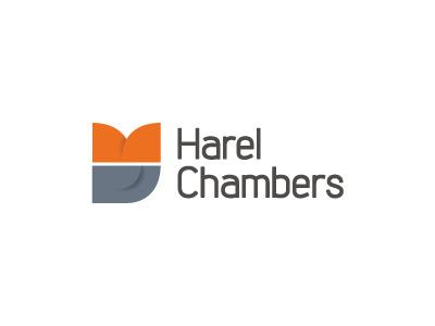 Harel Chambers blue c h logo orange