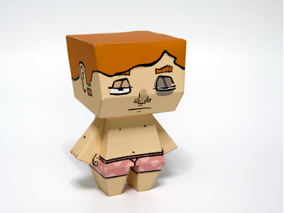 Proudly One Sided - Materialistic paper paper toy toy