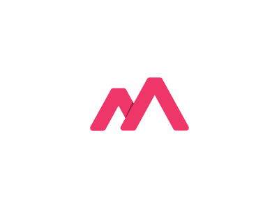 M logo m pink roof