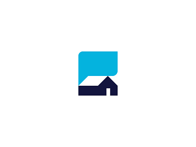 Home Blogging blue home house logo speak speech speechbubble wip