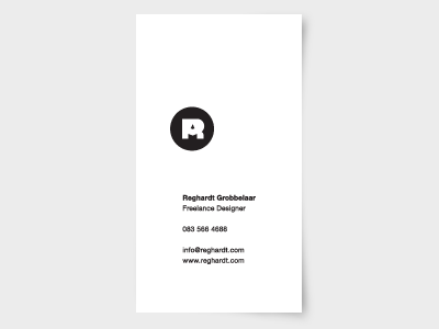 Business Cards black business cards reghardt simple