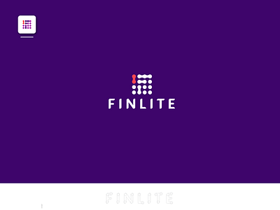 Finlite app branding design logo