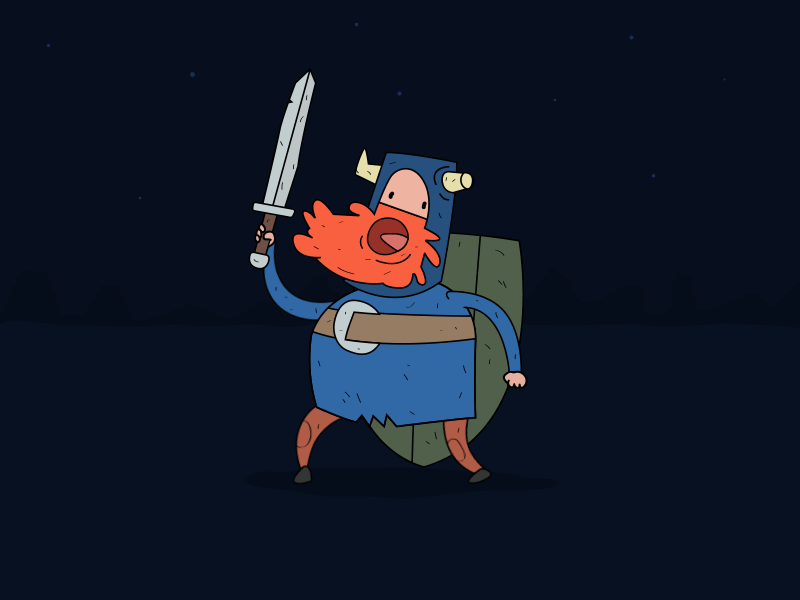 old knight animation cover cute fun game knight night sword