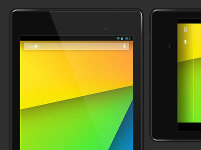 Vector Nexus 7 Free PSD download free freebie mobile nexus nexus7 psd tablet vector