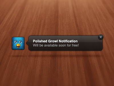 Growl Notification growl notification polished