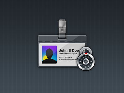ID Badge v2 authenticate badge card id iphone iphone4 lock retina