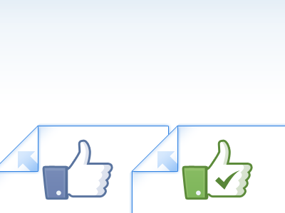 Facebook Like blue facebook hand like thumb