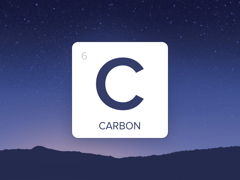 Weebly Carbon animation carbon gif illustration sky sunset weebly