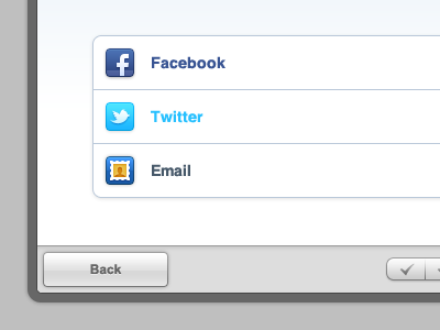 Social button email facebook icon social soft swipely twitter