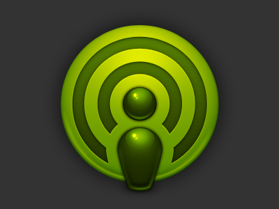 Green Icon green icon spotify vector