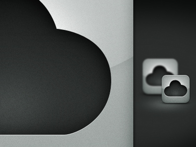 CloudApp Icon cloudapp grey icon ipad iphone