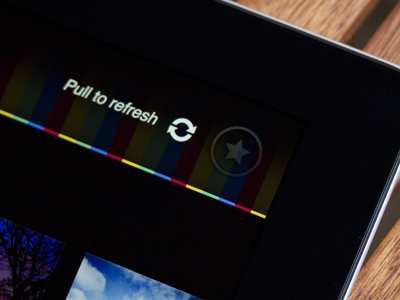 Pull To Refresh iPad UI interface ipad refresh retina ui