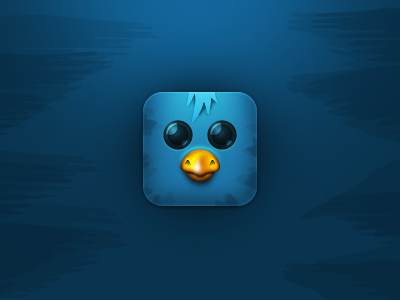 Birdie2 Icon birdie blue cute icon