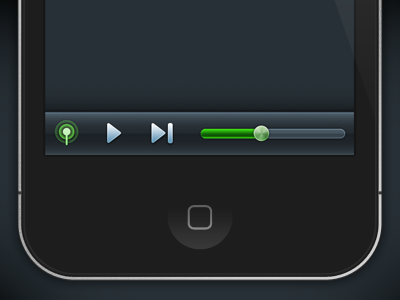 Player iPhone UI