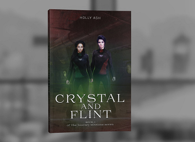 The Journey Missions: Crystal and Flint by Holly Ash book book cover book cover design book covers cover design graphic design photosop professional professional book cover design