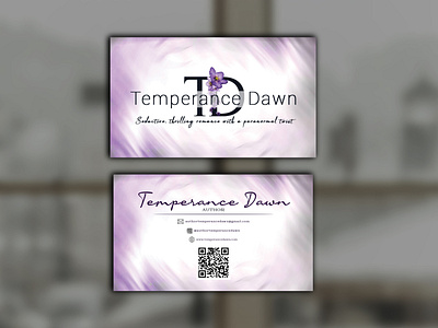 Business card design for Temperance Dawn