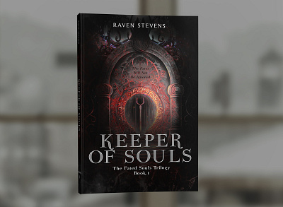 Keeper of Souls by Raven Stevens book book cover cover design graphic design professional professional book cover design