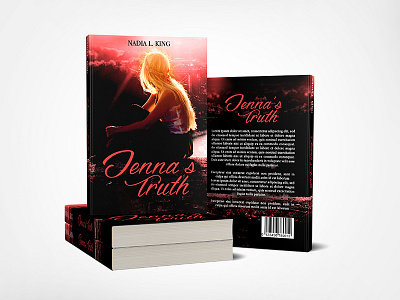 Book cover: Jenna's Truth book book cover graphic design photosop cs6 professional book cover design