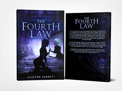 The Fourth Law by Clayton Barnett book book cover graphic design photosop cs6 professional book cover design