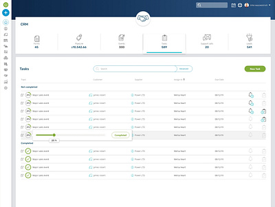 CRM creative crm product design sas system ui ux