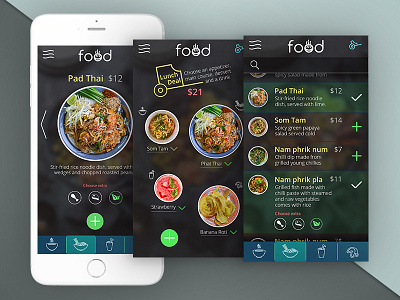 Food Order app app design mobile