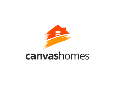Canvas Homes abstract logo minimalist modern simple sophisticated