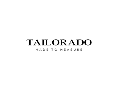 Tailorado executive fashion logo luxury luxury brand minimalist modern simple sophisticated
