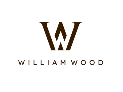 William Wood fashion minimalist modern monogram simple sophisticated
