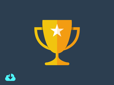 Flat Trophy Icon