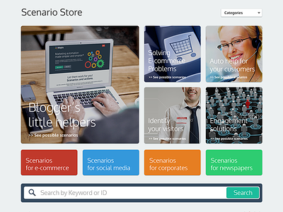 Scenario Store 8digits store web app website